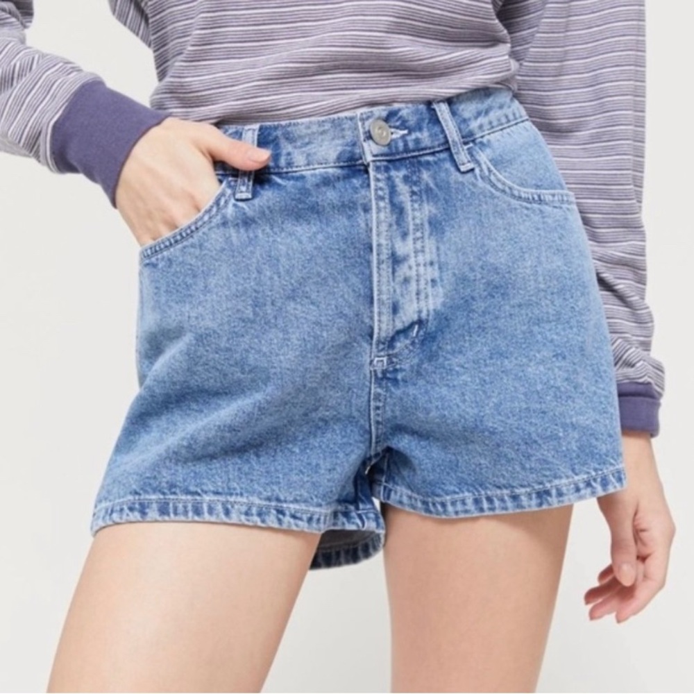 BDG Urban Outfitters Tinted Denim Carpenter Shorts High Rise Size 28